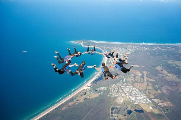 澳洲黃金海岸 | 拜倫灣 (Byron Bay) 高空跳傘體驗