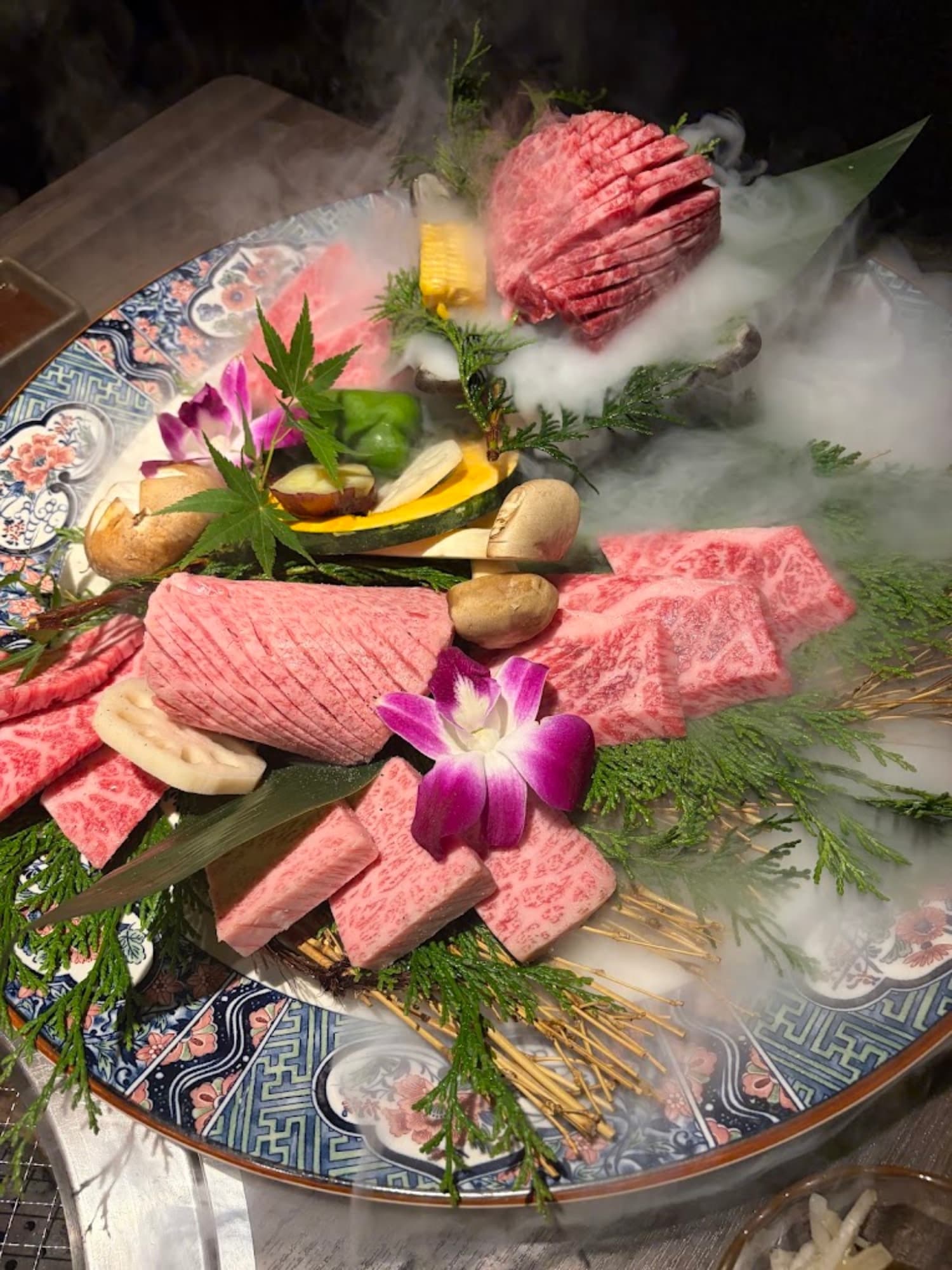 華道和牛黑豬燒肉 - 難波