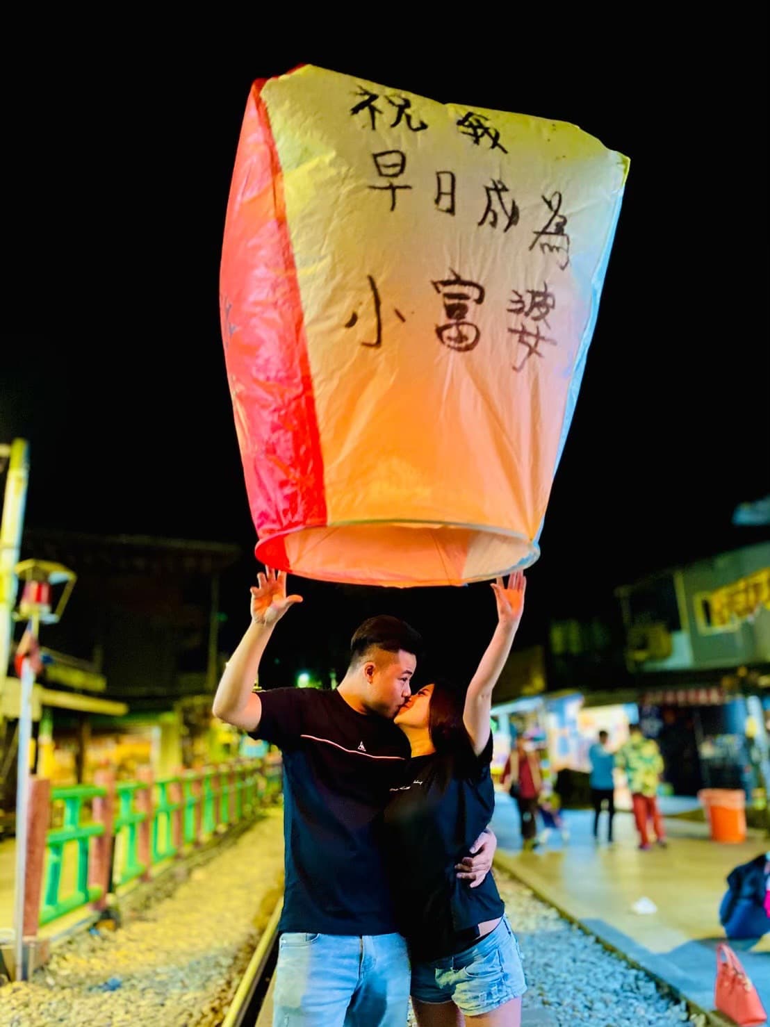 十分老街放天燈體驗相片 2