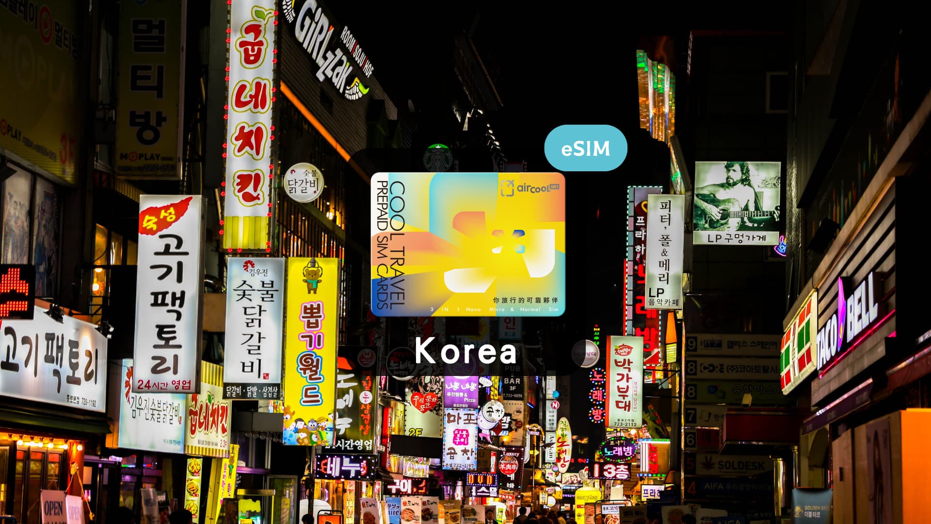韓國｜4G/5G eSIM（即買即取QR Code）